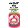 Actigrip tosse mucolitico "20mg / ml, soluzione orale, gusto mentolo" guaifenesina