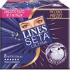 Lines seta ultra assorbenti con ali notte 10 pezzi