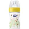 Chicco biberon well being in polipropilene unisex da 150 ml normal silicone ita