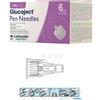 Glucoject Ago per penna da insulina glucoject lunghezza 6 mm gauge 31 100 pezzi