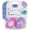 Chicco succhietto air girl in silicone 16-36 mesi 2 pezzi