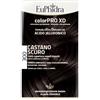 Euphidra colorpro xd 300 castano scuro gel colorante capelli in flacone + attivante + balsamo + guanti