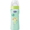 Chicco biberon well being colorato in polipropilene unisex da 330 ml fast silicone