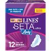 Lines seta ultra lady con ali 12 pezzi