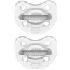 Chicco gommotto silicone crystal 6-16 mesi 2 pezzi