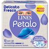 Lines petalo blu assorbente con ali 12 pezzi