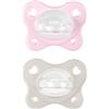 Chicco dual soft succhietto rosa 2-6 mesi 2 pezzi