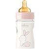 Chicco biberon original 150ml touch 1 foro girl con tettarella in caucciu'