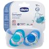 Chicco succhietto compact boy s 16-36 mesi 2 pezzi