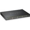 Zyxel Switch di rete Zyxel GS1920-48HPV2 Gestito Gigabit Ethernet (10/100/1000) Supporto Power over (PoE) Nero [GS192048HPV2-EU0101F]
