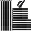 Aiqeer 30 Pezzi Nero Cavi Cinghie 3-Taglie Set, Fascette Cavi Chiusura a Strappo | Riutilizzabili Nylon Cavi Fascette, Regolabili Cavi Cinghie, per Cavi Gestione (3-Taglie: 20 X 2 cm, 30 X 2 cm, 40 X 2 cm)