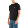 Wrangler T-Shirt da Uomo con Logo, Nera, L