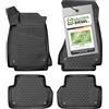 Walser Tappetini in Gomma per Auto XTR Misura Compatibile con Audi A4 e Allroad