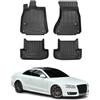 OMAC Tappetini in Gomma Compatibili con Audi A5 Cabriolet Coupe 8T3 8F7 2007-2017 Premium TPE