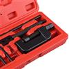 lyrlody Smontacatena e Rivettatrice Moto Bicicletta, Moto Bicicletta Catena Riparazione Strumento, Adatto per 420-630 Catena, con Valigetta Rossa