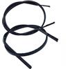 carotoe Strisce di tenuta per drenaggio dell'acqua del tetto dell'auto per grondaie, adatte per modelli Hatchback 75551-0D132 75552-0D082