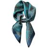 LumiSyne Sciarpe Di Seta Donna Foulard Quadrata 70×70cm Motivo Paisley Stampato Pied De Poule Stile Retrò Classica Leggera Raso Foulard Piccolo Fazzoletto Da Collo Fascia Per Capelli Bandane Copricapo