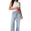 Guess SL Round Nk Guendalina Top Maglietta Donna
