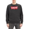 Levi's Graphic Crewneck B, Uomo, Housemark Two Color Jet Black, S