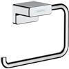 hansgrohe AddStoris - Portarotolo, portarotolo per montaggio a parete, porta carta igienica, fissaggio nascosto, accessori bagno, cromo, 41771000