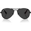 Ray-Ban Occhiali da Sole RB3925 002/48 Aviator Max Nero/Nero Unisex Polarizzati 62/16/145
