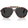 Persol Occhiali da Sole PO0202S 24/48 X Netflix Serie Senna Havana/Nero Unisex Polarizzati 57/13/140