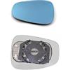 taros trade TarosTrade 57-0449-R-45666 Vetro Specchietto Retrovisore Riscaldabile Blu Lato Destro