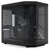 HYTE Y70 Pitch Black Case Midi Tower Vetro Temperato No-Power E-ATX/ATX/mATX/Mini-ITX