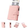 LICHIFIT Portafoglio porta carte con custodia per carte pop-up, blocco RFID/NFC, protezione anti-scrematura, in tre parti, minimalista, con slot per soldi, finestra ID e scomparti multipli per carte