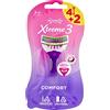 Wilkinson Sword - Xtreme 3 Beauty 4+2 - Rasoio usa & getta da donna - Confezione con 4 rasoi + 2 gratis