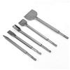 FTVOGUE Set di Scalpelli SDS Plus, Kit di Punte per Scalpello per Martello Rotante da 5 Pezzi 40CR, Punte Piatte Larghe per Piastrelle e per Conca, per la Rimozione di Piastrelle di Cemento da