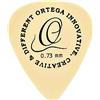 Ortega Guitars OGPST12-073 Plettri S Tech Sandy Feel, 0.73 mm, Confezione da 12