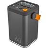 KENANLAN Powerbank 60000 mAh di grande capacità esterna 36 W PD QC 3.0 Power Bank,4 porte USB Mobile Power Bank Outdoor Portatile 36 W