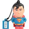 Tribe - Chiavetta USB 16 GB Superman - Memoria Flash Drive 2.0, Personaggio Originale DC Comics, Pennetta USB Compatibile con Windows, Linux e Mac