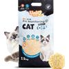 UNIQ PETS LETTIERA PER GATTI TOFU, con monitoraggio del pH, biodegradabile, 2,5 kg, inodore.