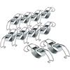 Axentia Westmark 10 Clip universali per sigillare barattoli di conserve, acciaio, argento, 40502251