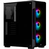 Corsair CC-9011190-WW Geh CORSAIR Midi iCUE 220T RGB Smart Tempered Glas (B)