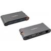 EXSYS GmbH HUB USB 3.2 Gen1 in metallo con 1 porta da 17,80 cm (7") per Notebook, Matebook e MacBook (EX-1220HM)