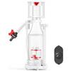 VEVOR Schiumatoio per Acquari Marini 200-400 Litri Rimozione del Proteine, Schiumatoio di Proteine per Acqua Salata con Pompa, Controllo Regolabile, Potenza Pompa ad Aghi da 7 W, Barriera Corallina