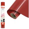 Siser EcoStretch Rosso, 30cm x 0,5mt, Vinile Termotrasferibile Termoadesivo per la Personalizzazione di Capi d'Abbigliamento e Indumenti Sportivi, Facile da Tagliare