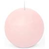Spaas Candela a sfera in stile rustico 80 mm 24 ore, rosa chiaro