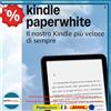 Amazon Kindle Paperwhite 16GB Nero eBook Reader con pubblicità schermo 7"
