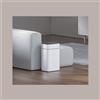 RICICLA FACILE Cestino Pattumiera Automatica con Sensore 9 Lt in Acciaio Inox Bianco con Fissasacco JAH9809-9L