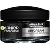 Garnier Pure Active Air Cream - Trattamento opacizzante quotidiano - Arricchito con AHA + BHA & Carbone - Idrata 48 ore e Matifie 12 ore - Pelle mista a grassa alla tendenza acneica - 50 ml