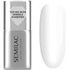 Semilac Smalto UV Top No Wipe Sparkle Diamond 7 ml, finitura glitterata, senza strato di dispersione, per unghie UV gel e ibride, effetto lucido