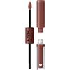 NYX Professional Makeup Rossetto Ultra Pigmentato, Brillantezza a Lunga Tenuta, No Transfer, Shine Loud, 06 Boundary Pusher