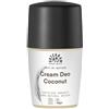 Urtekram Crema Deo Coconut - 50 ml - Deodorante Naturale con Olio di Cocco Bio e Acido Ialuronico, Cosmetico Naturale Certificato, Vegan e Delicato sulla Pelle Sensibile