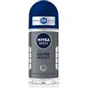 NIVEA MEN Silver Protect 48 H Antitraspirante a sfera antimicrobica da uomo, 50 ml