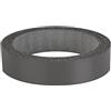 NORDLINGER PRO Nastro di canto melaminico grigio n. 1/antracite, 23 mm x 5 ml