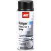AUTO-PLAST PRODUKT APP Bumper Paint 2 in 1 Spray - Vernice per paraurti | Vernice spray texturizzata in plastica per esterni, paraurti, modanature laterali, alloggiamenti degli specchietti, ecc. |400 ml | Nero satinato